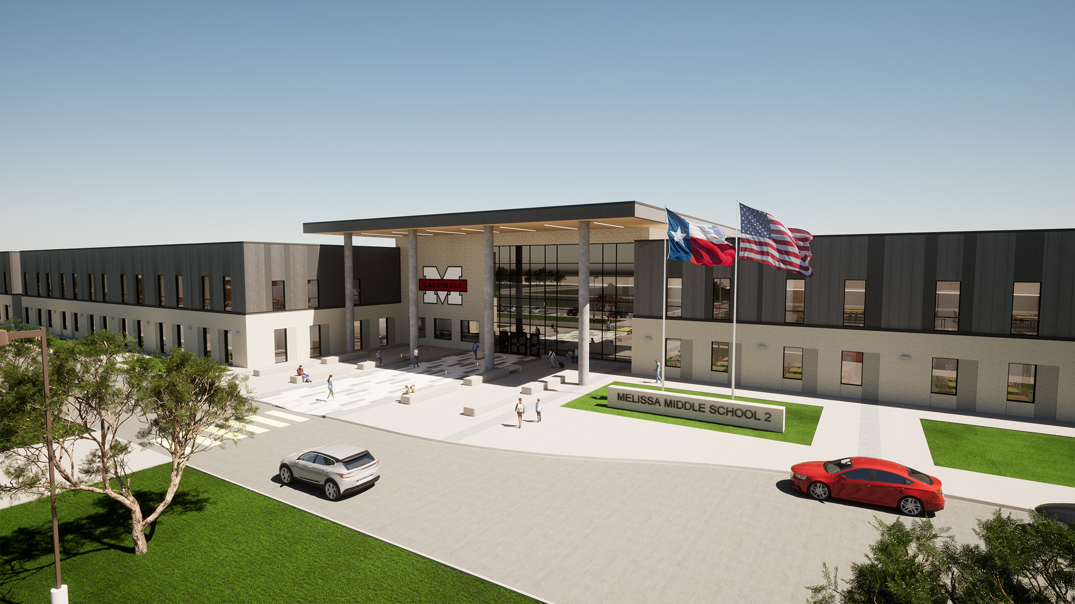 New Melissa Middle School Rendering