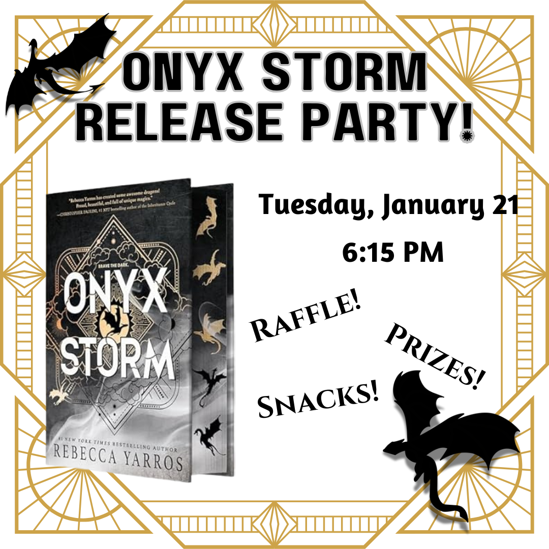 Onyx Storm Release Party City of Melissa Library