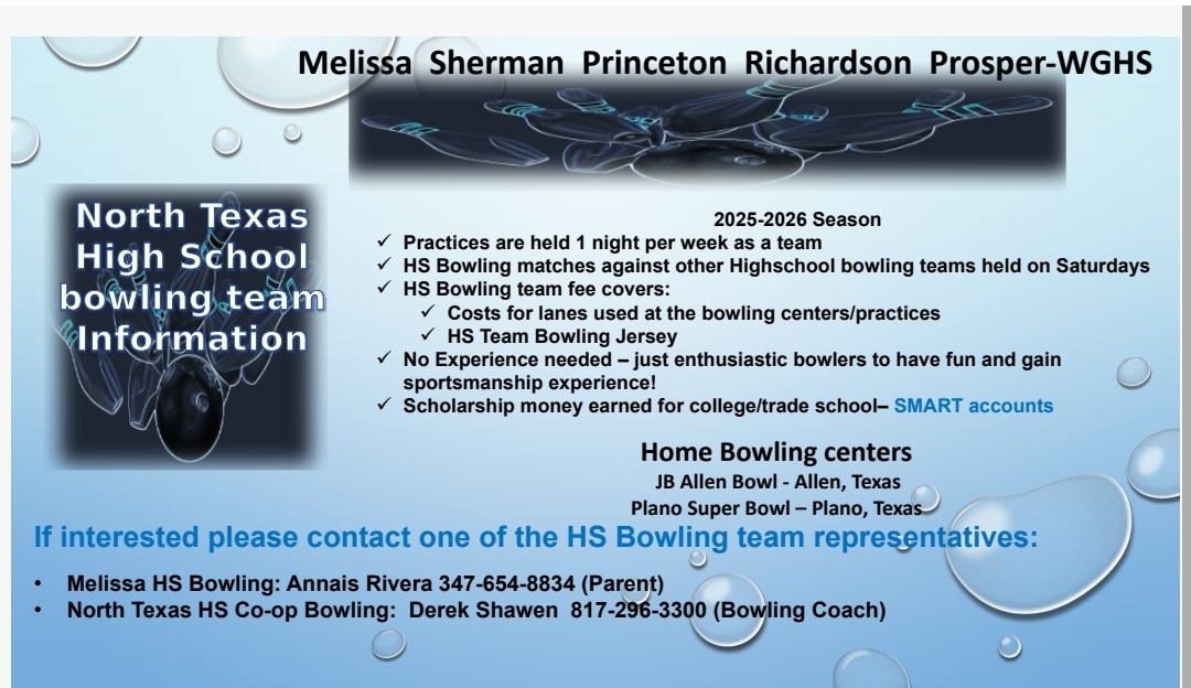 North Texas High School Bowling Team