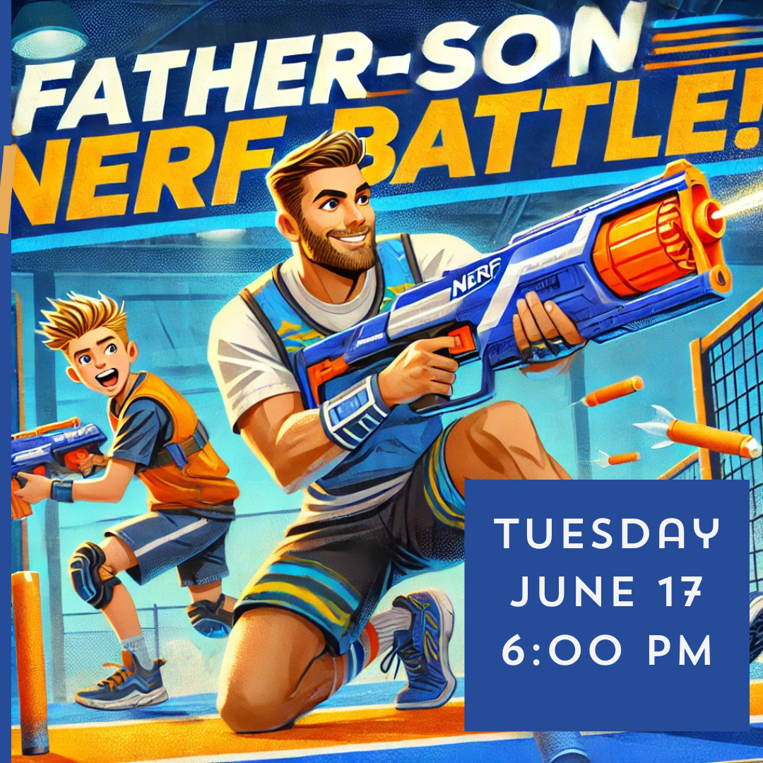 Melissa Public Library Father-Son Nerf Battle
