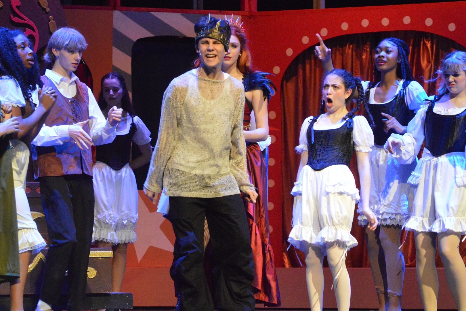 high school theatre students