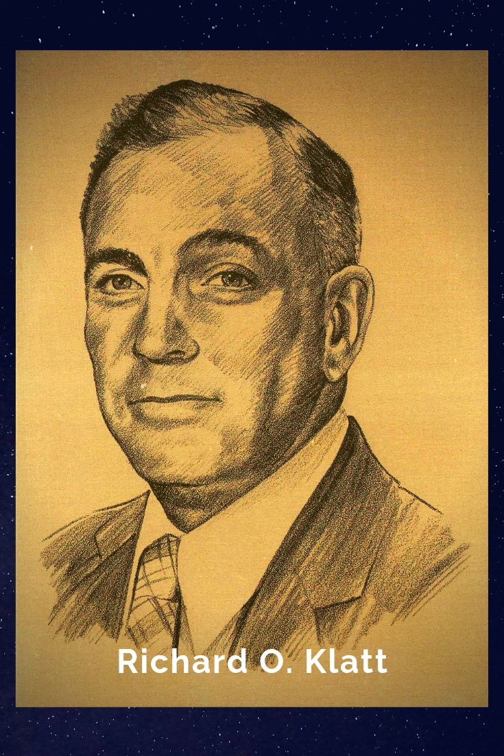 Drawing Portrait Recreation of Richard O. Klatt