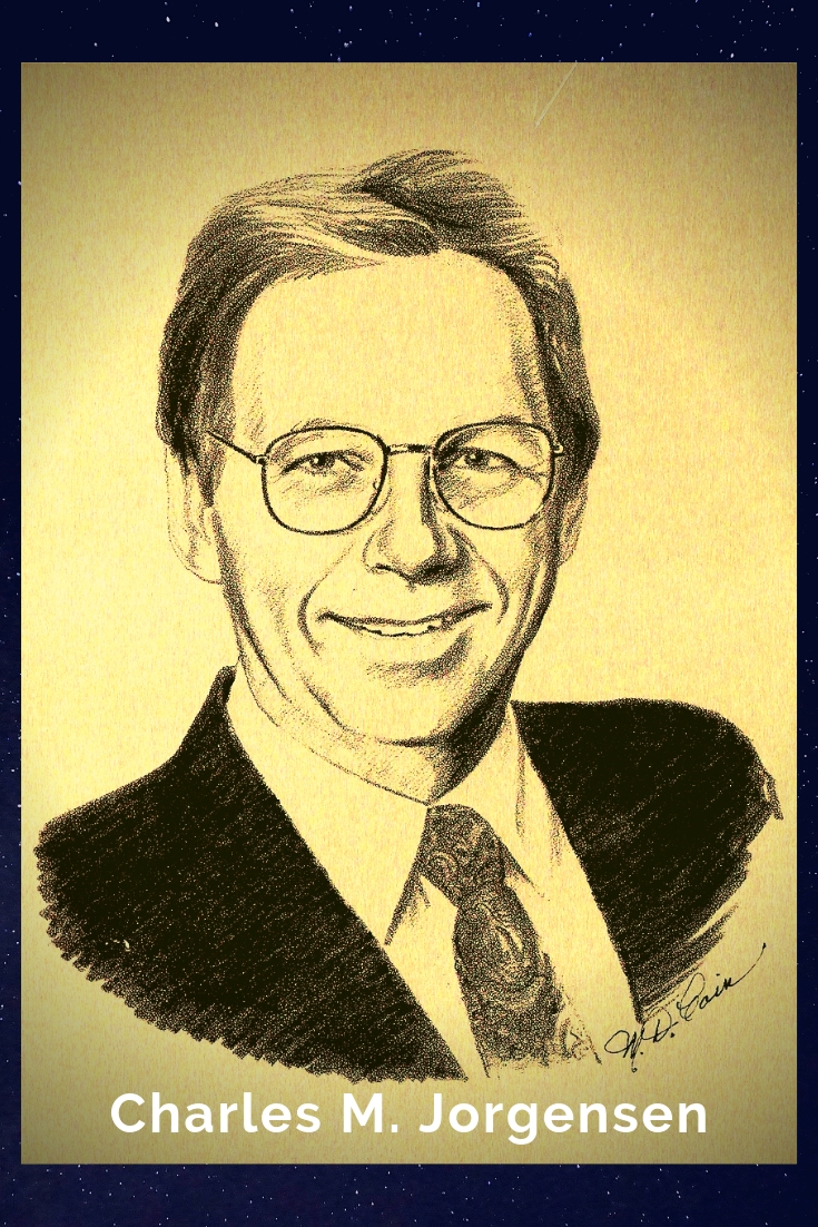 Drawing Portrait Recreation of Charles M. Jorgensen