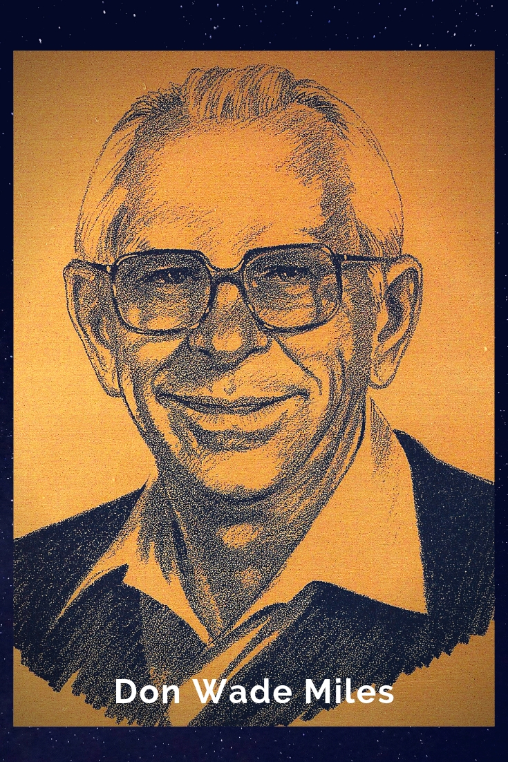 Drawing Portrait Recreation of Don Wade Miles
