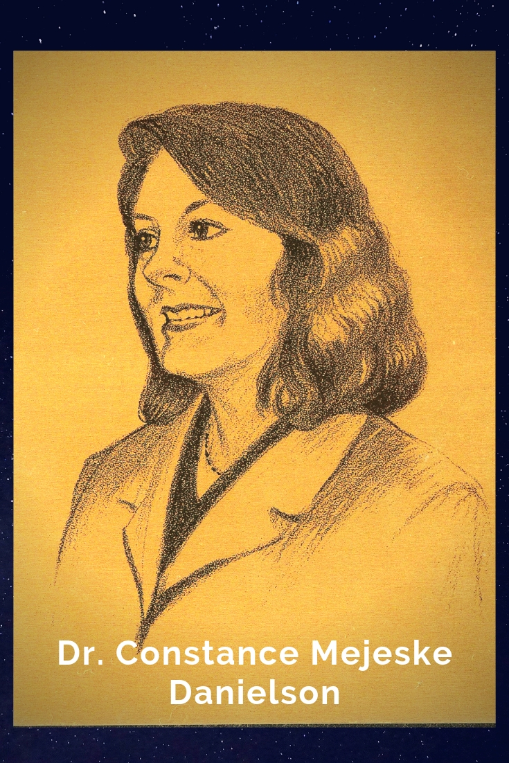 Drawing Portrait Recreation of Dr. Constance Mejeske Danielson