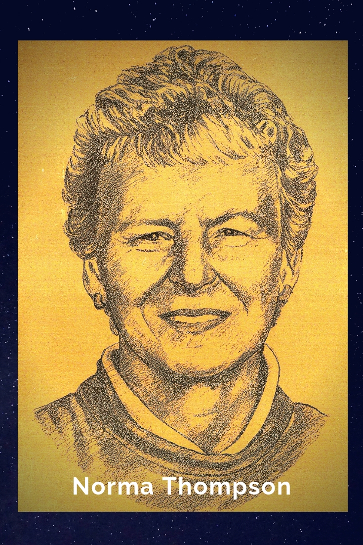 Drawing Portrait Recreation of Norma Thompson