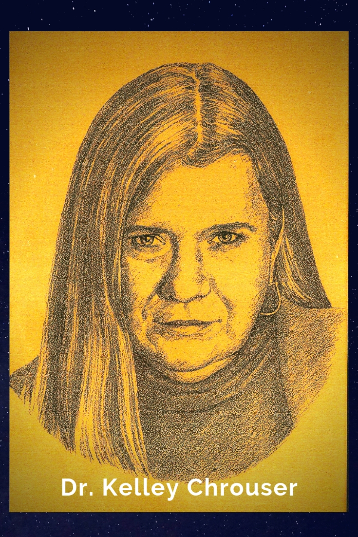 Drawing Portrait Recreation of Dr. Kelly Chrouser