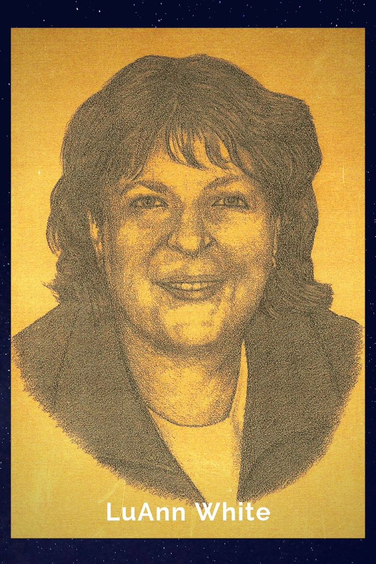 Drawing Portrait Recreation of LuAnn White