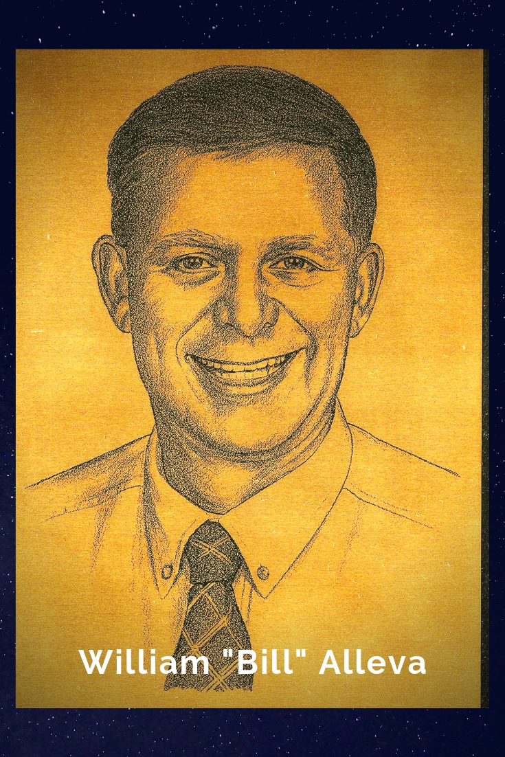 Drawing Portrait Recreation of William "Bill" Alleva
