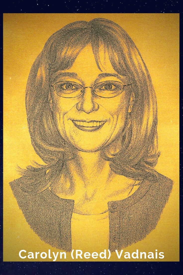 Drawing Portrait Recreation of Carolyn (Reed) Vadnais