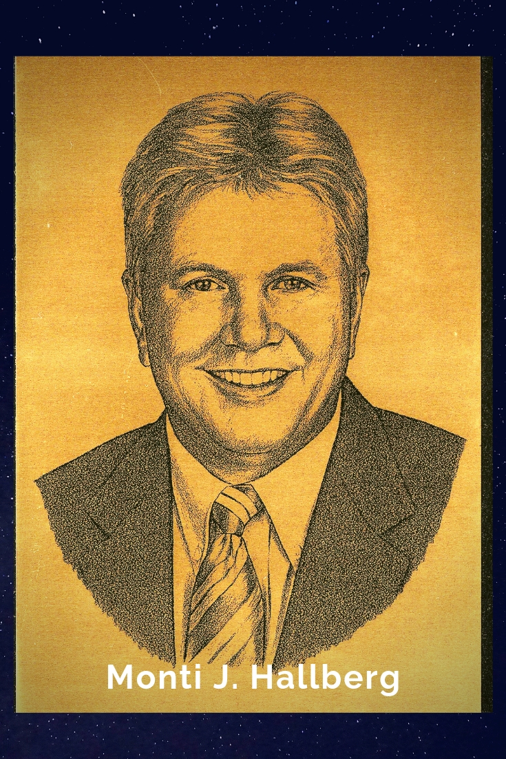 Drawing Portrait Recreation of Monti J. Hallberg
