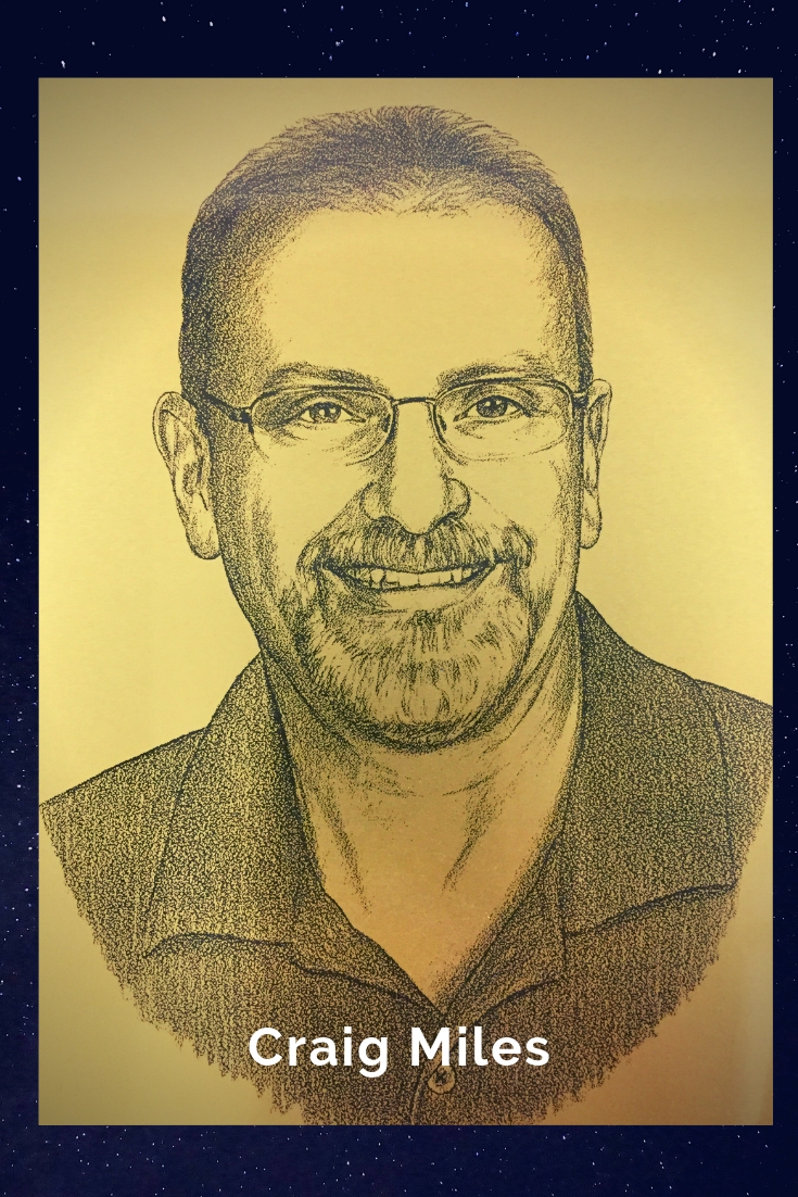 Drawing Portrait Recreation of Craig Miles