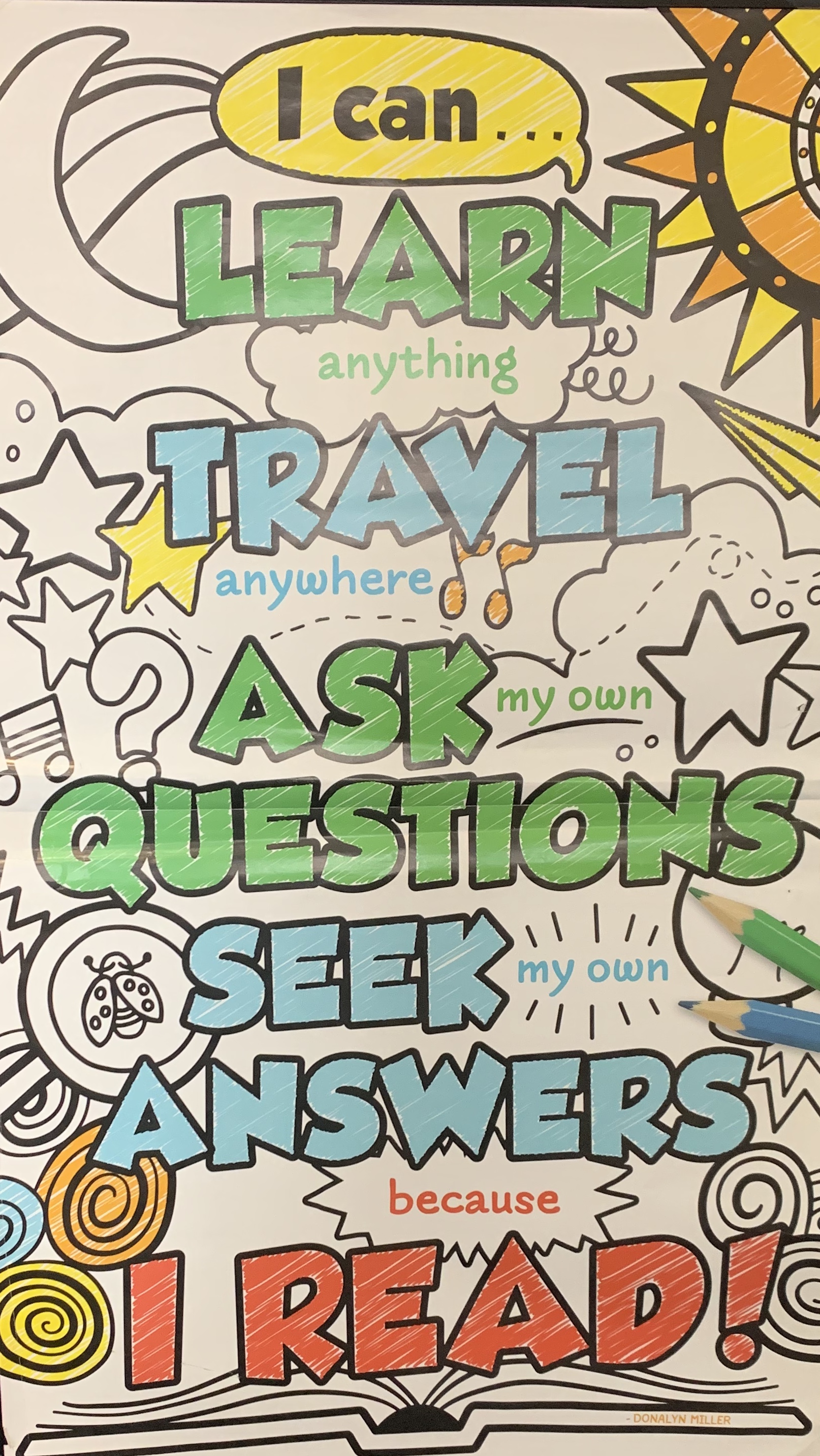 i can learn, travel, ask questions, seek answers book