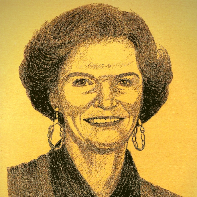 Drawing Portrait Recreation of Eileen J. Rogers