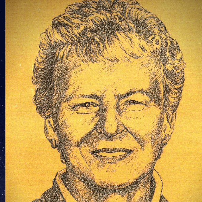 Drawing Portrait Recreation of Norma Thompson