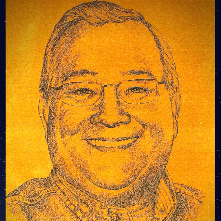 Drawing Portrait Recreation of Dave Stark