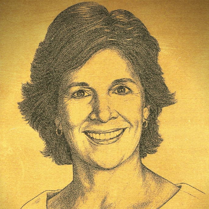 Drawing Portrait Recreation of Jackie Reynolds
