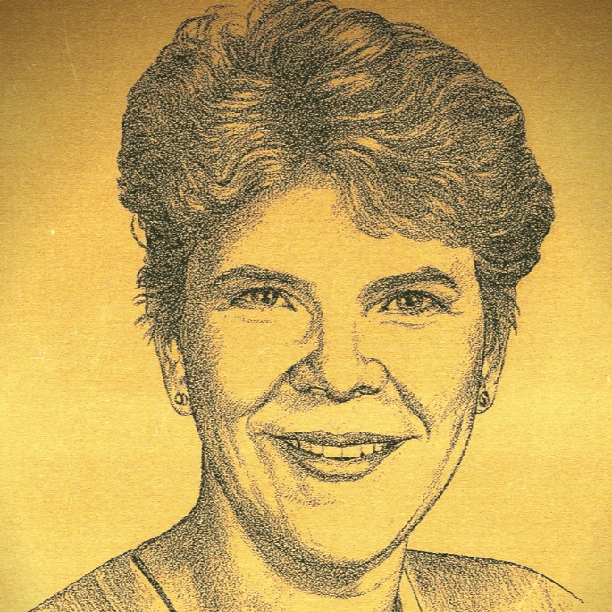 Drawing Portrait Recreation of Jane Jensen Smith