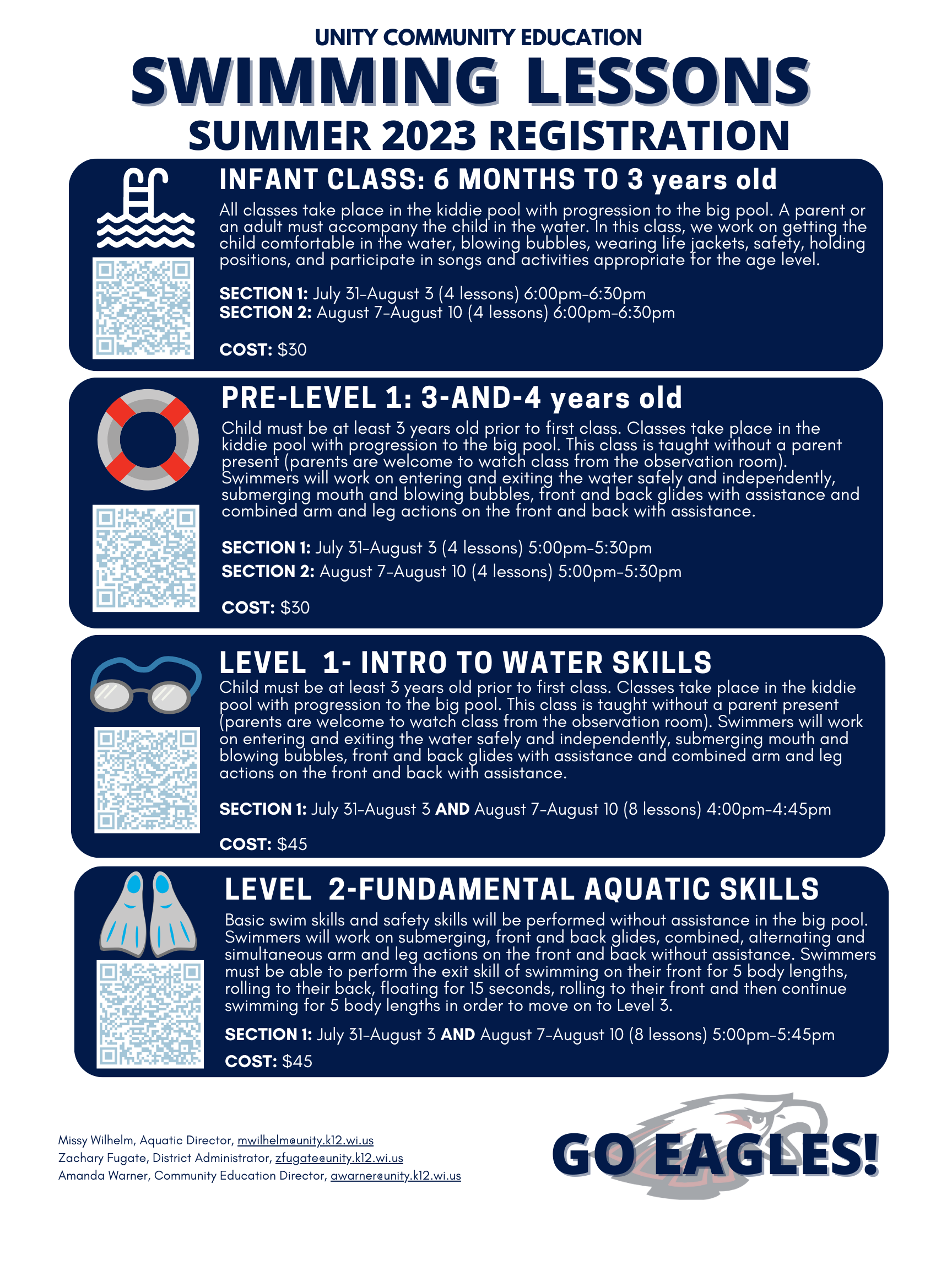 Pool Unity School District