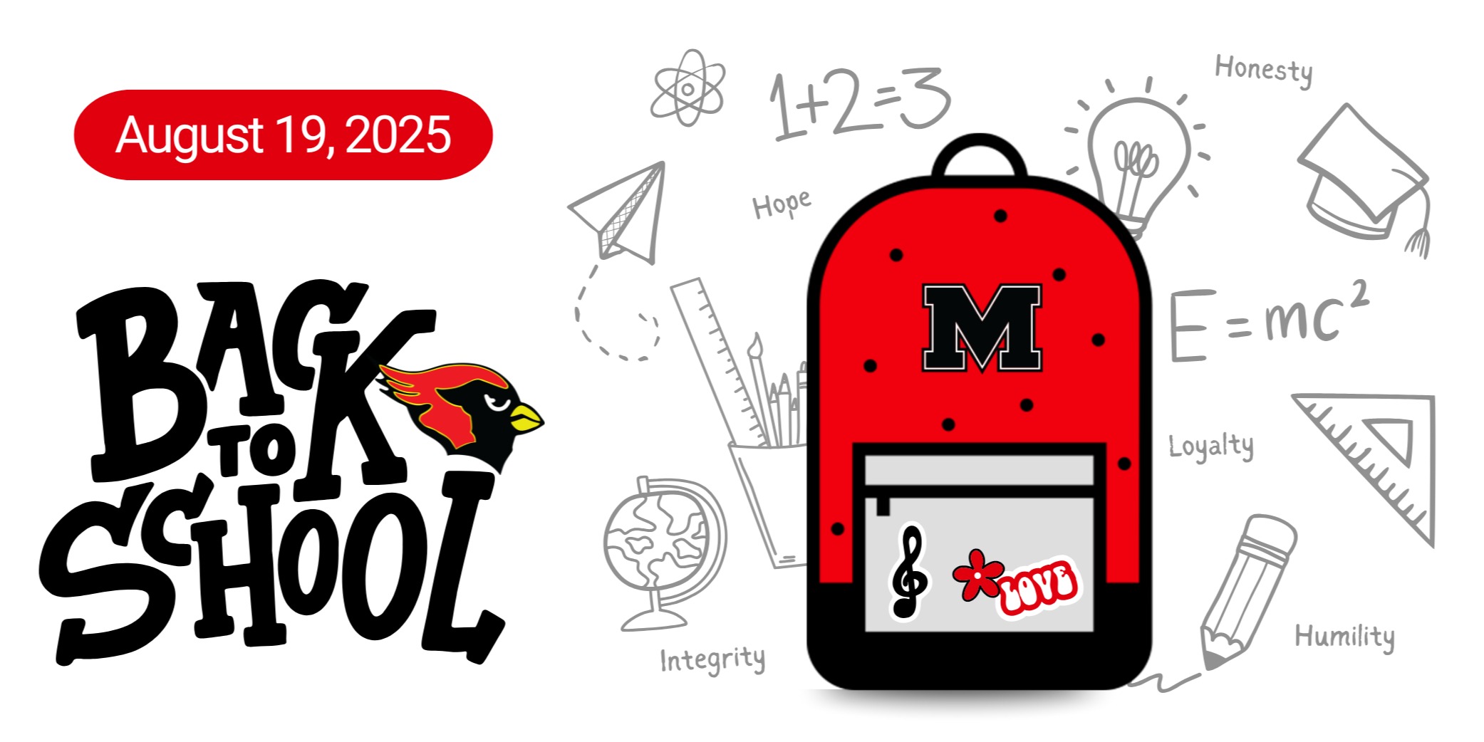 a graphic advertising back-to-school information