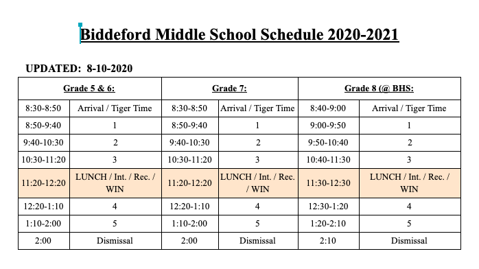 BMS Schedule 20-21