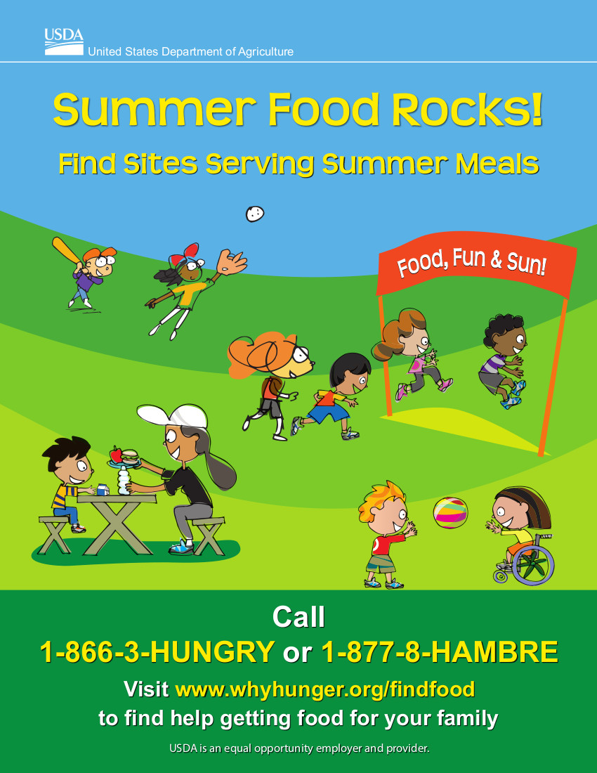 Summer Food Rocks Flyer