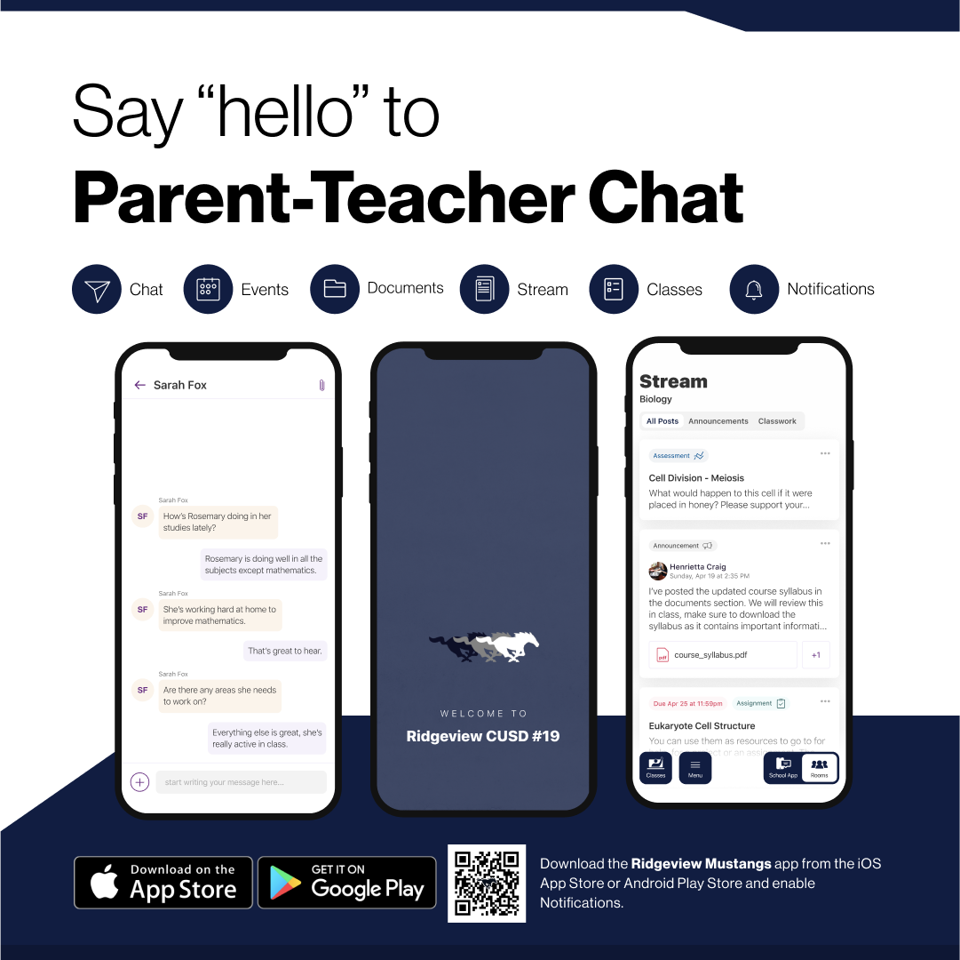 say hello to parent teacher chat instagram post