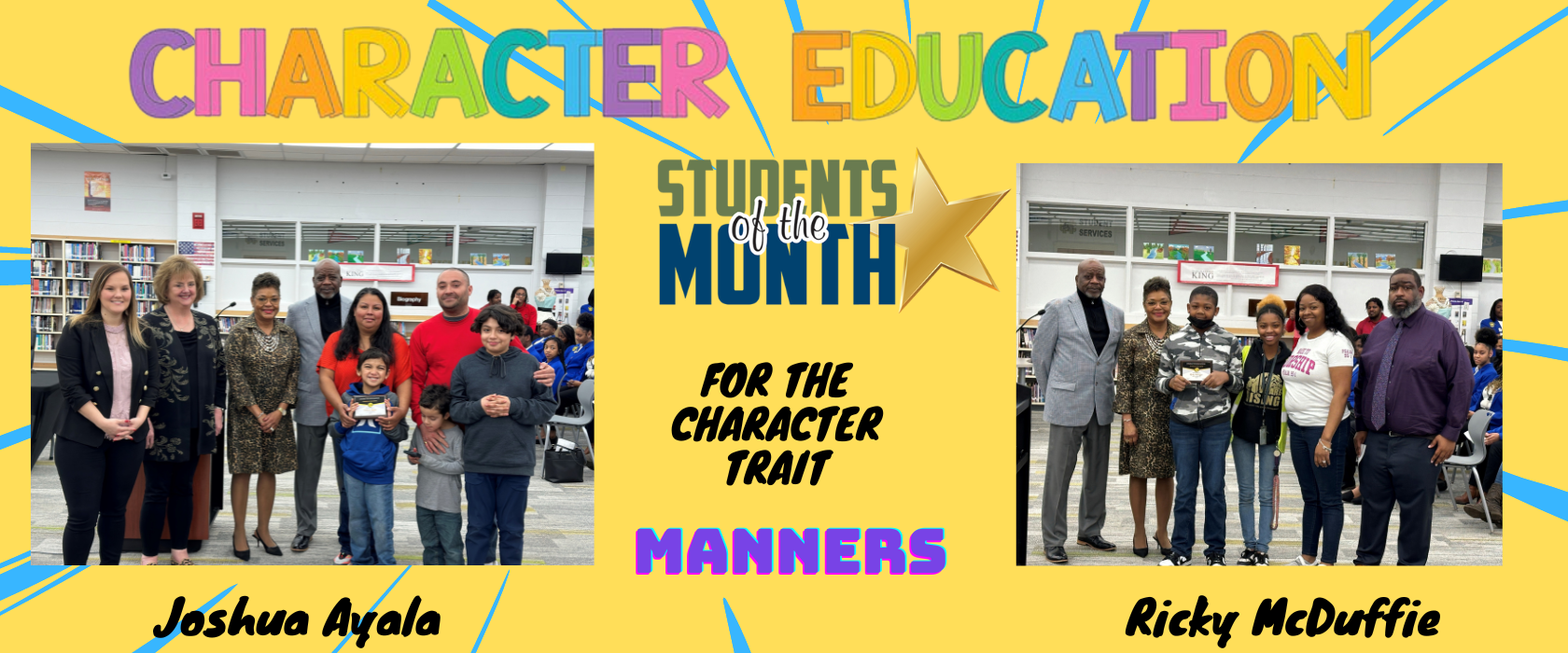 Character Education Student of the Month