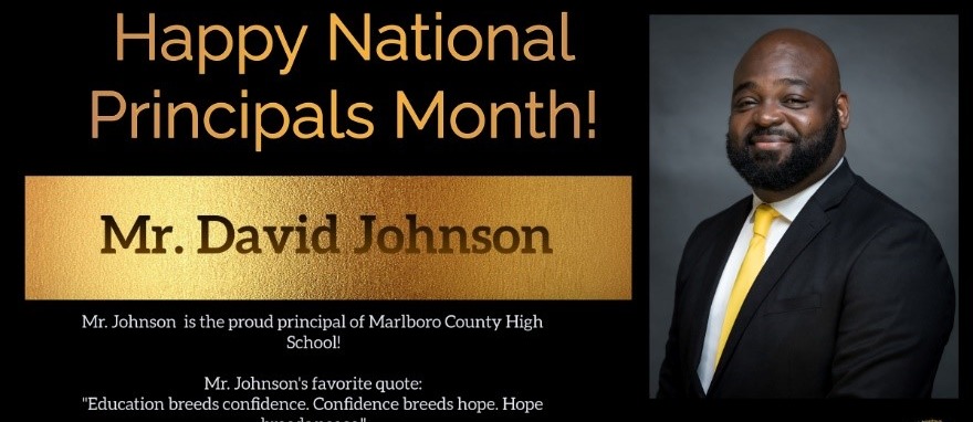 David Johnson - Principal of the Month 2024