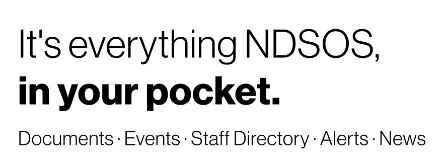 It's everything NDSOS, in your pocket. 
