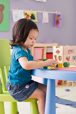 Playing in Nursery