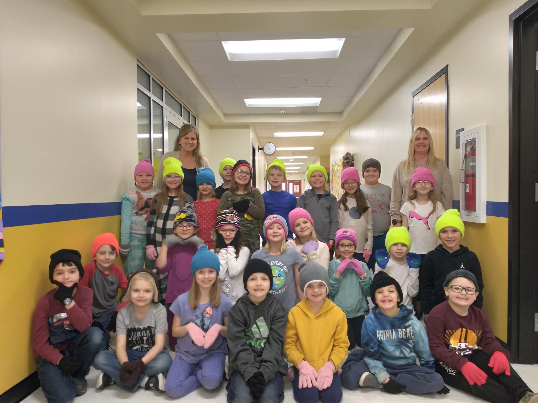 Hats and Gloves that were donated