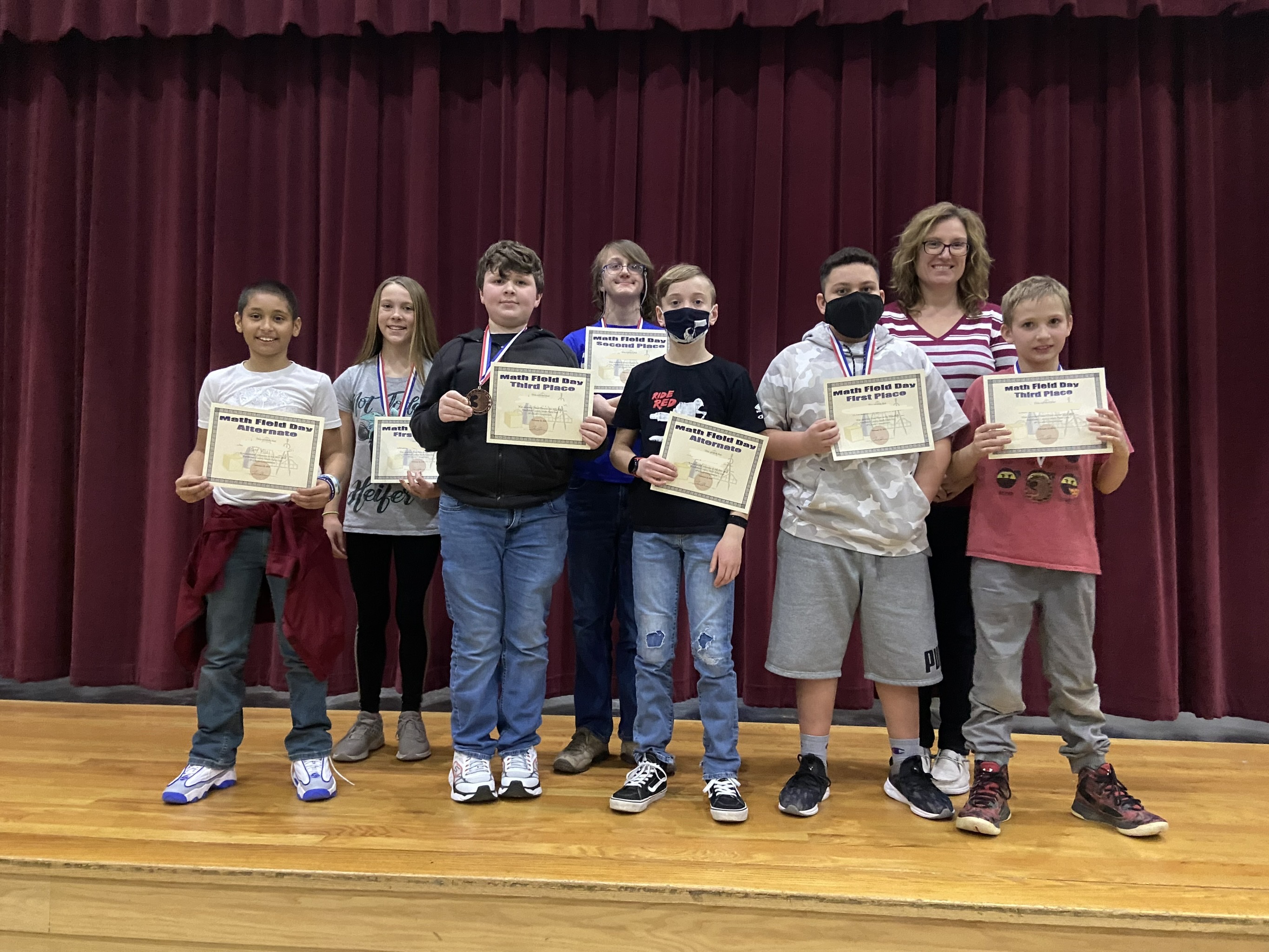 BES Math Field Day Winners