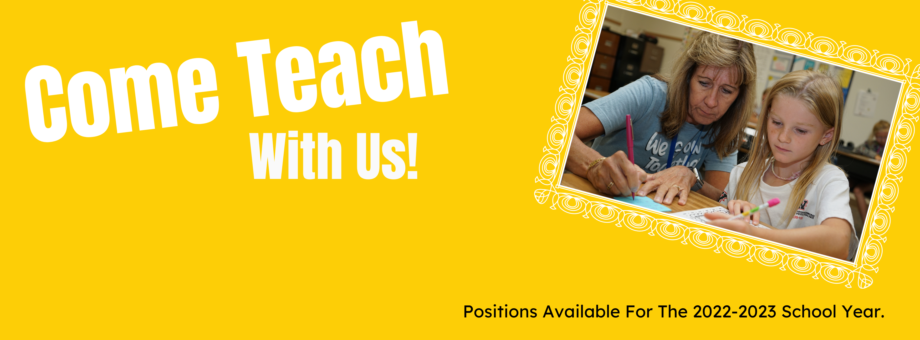 JOIN OUR TEAM - Decorative