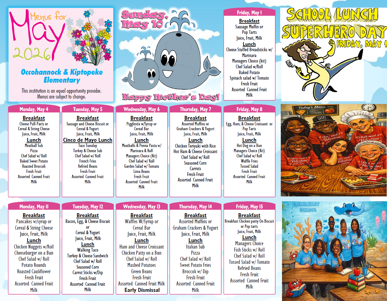 oes/kes menu