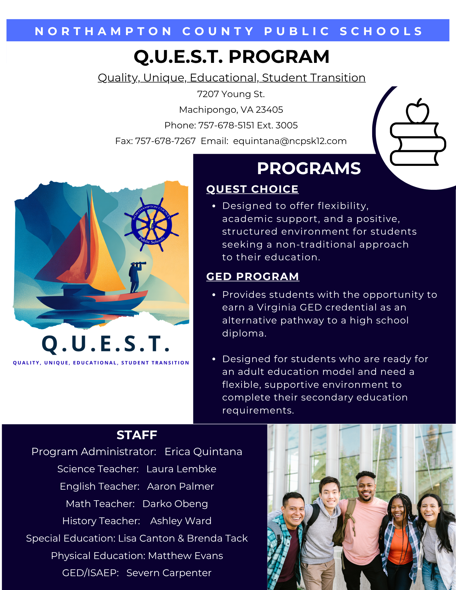 quest program flyer
