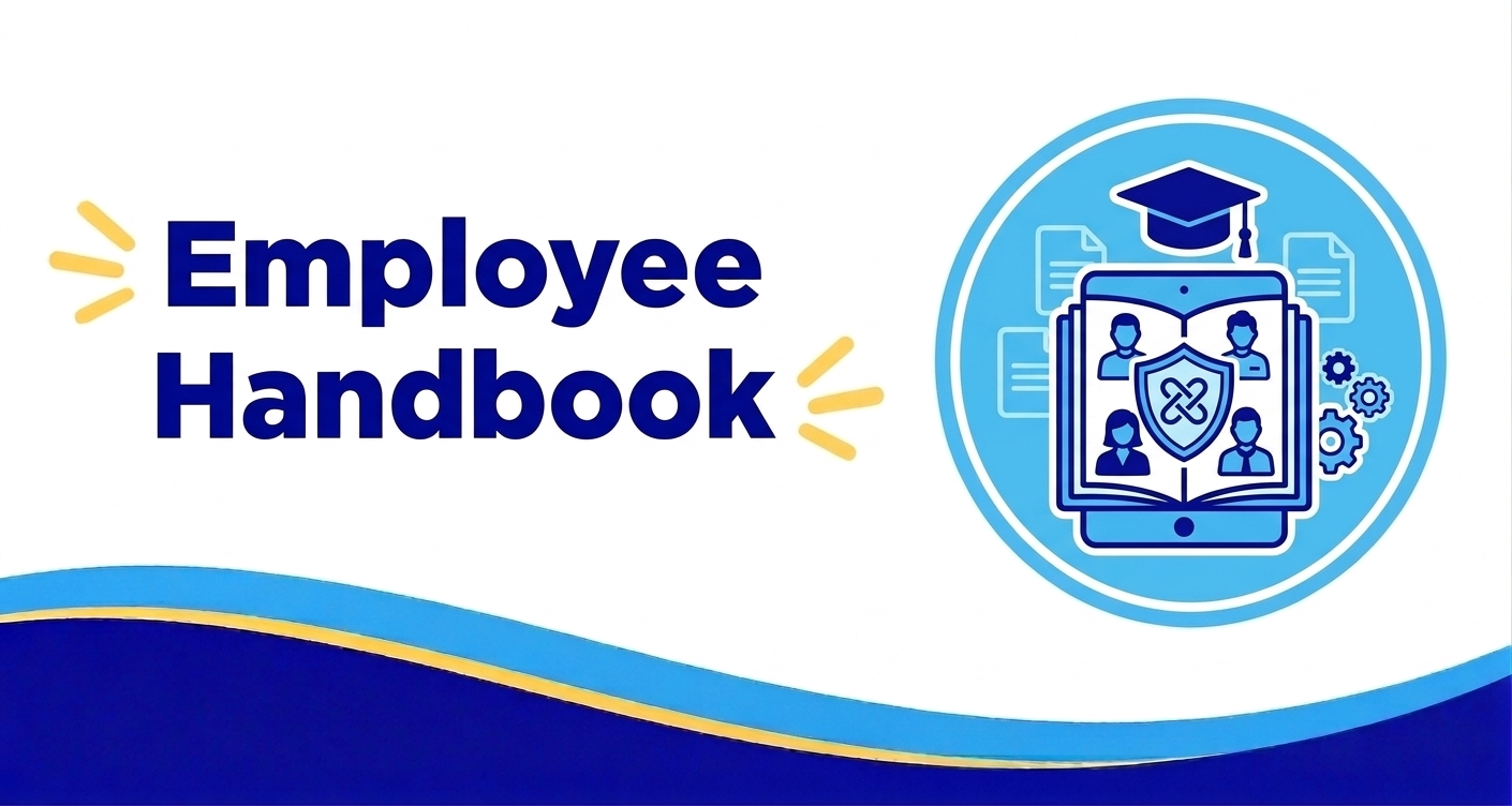 Employee handbook graphic icon