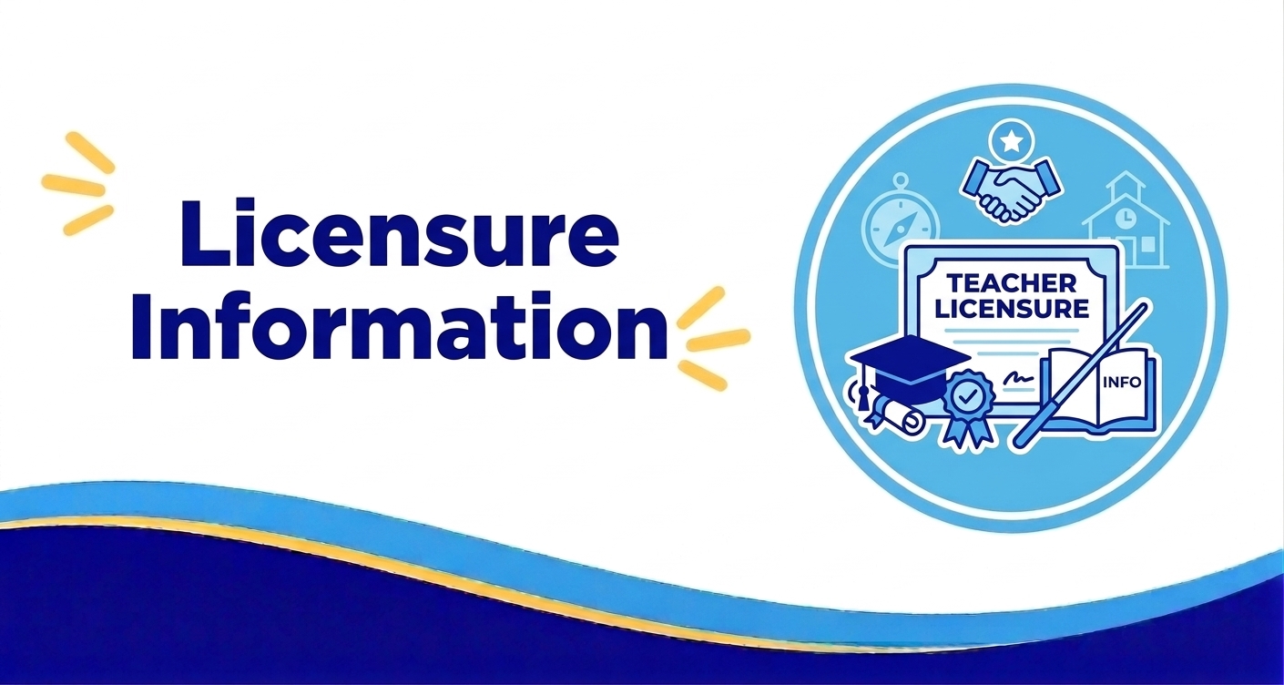Licensure Information graphic