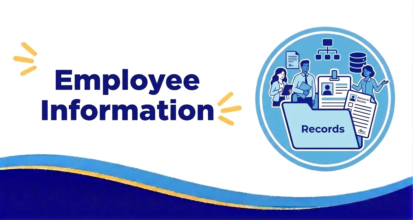 Employee information image button