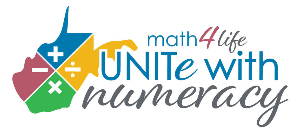 Math4Life Unite with Numeracy Logo