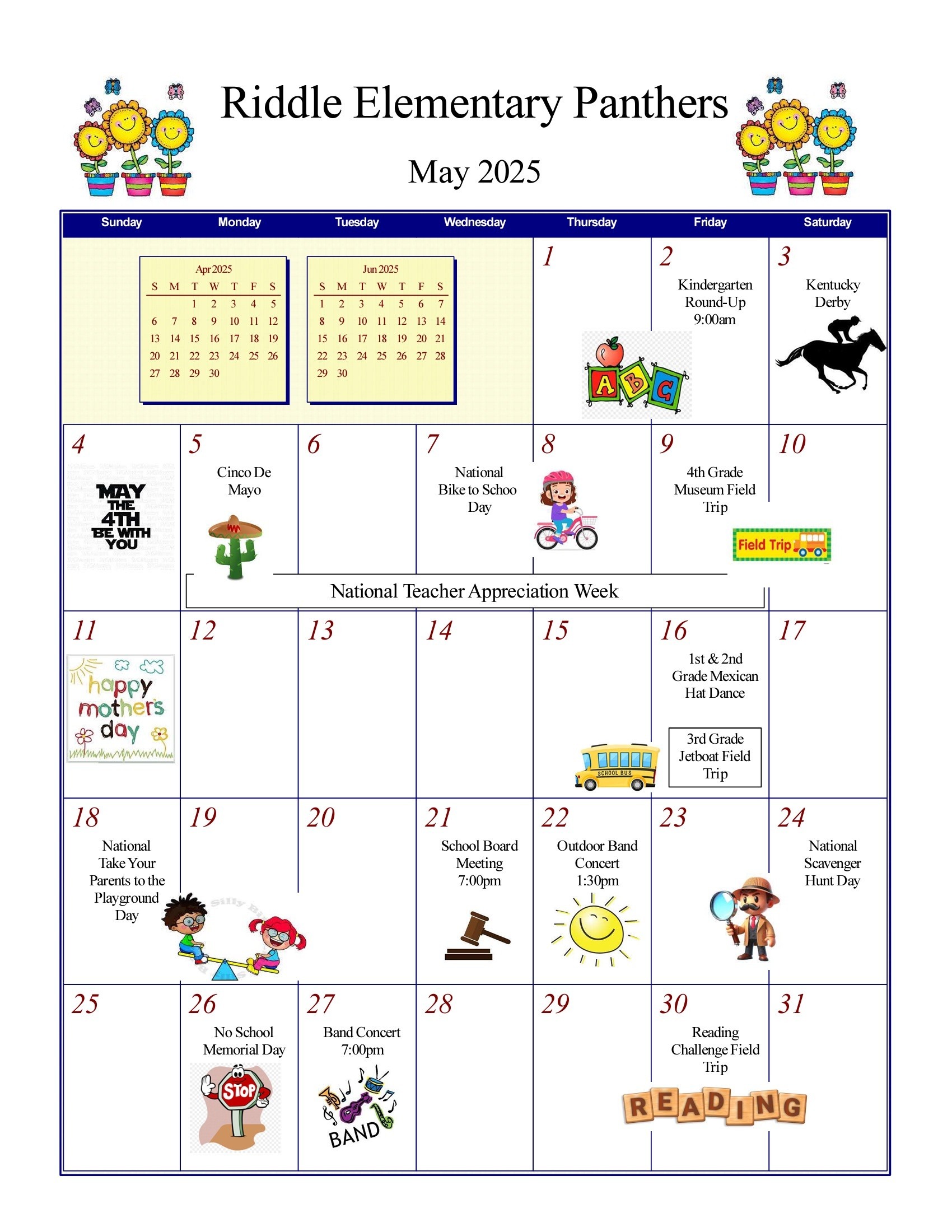 Elementary Calendar