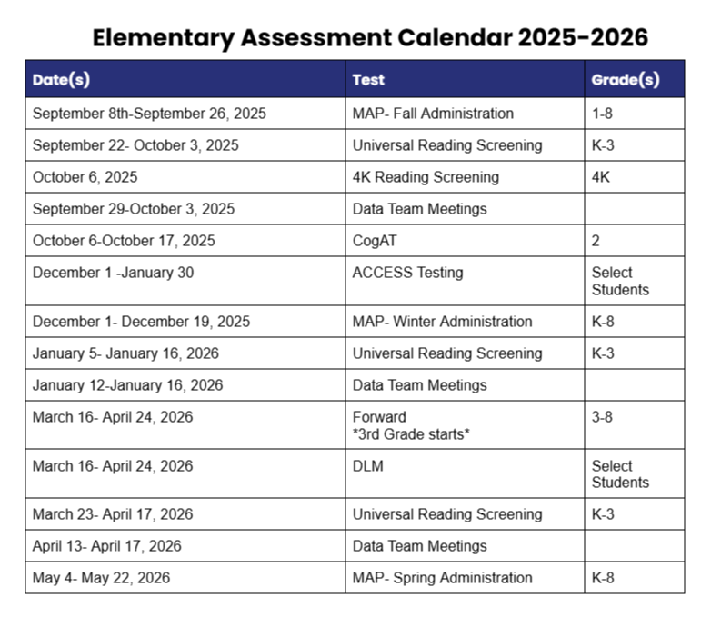 gsd assessment calendar 23-24