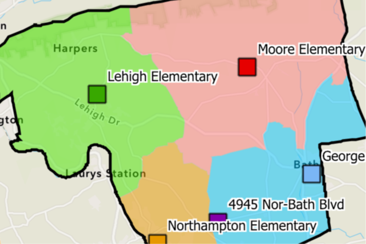 Northampton Map