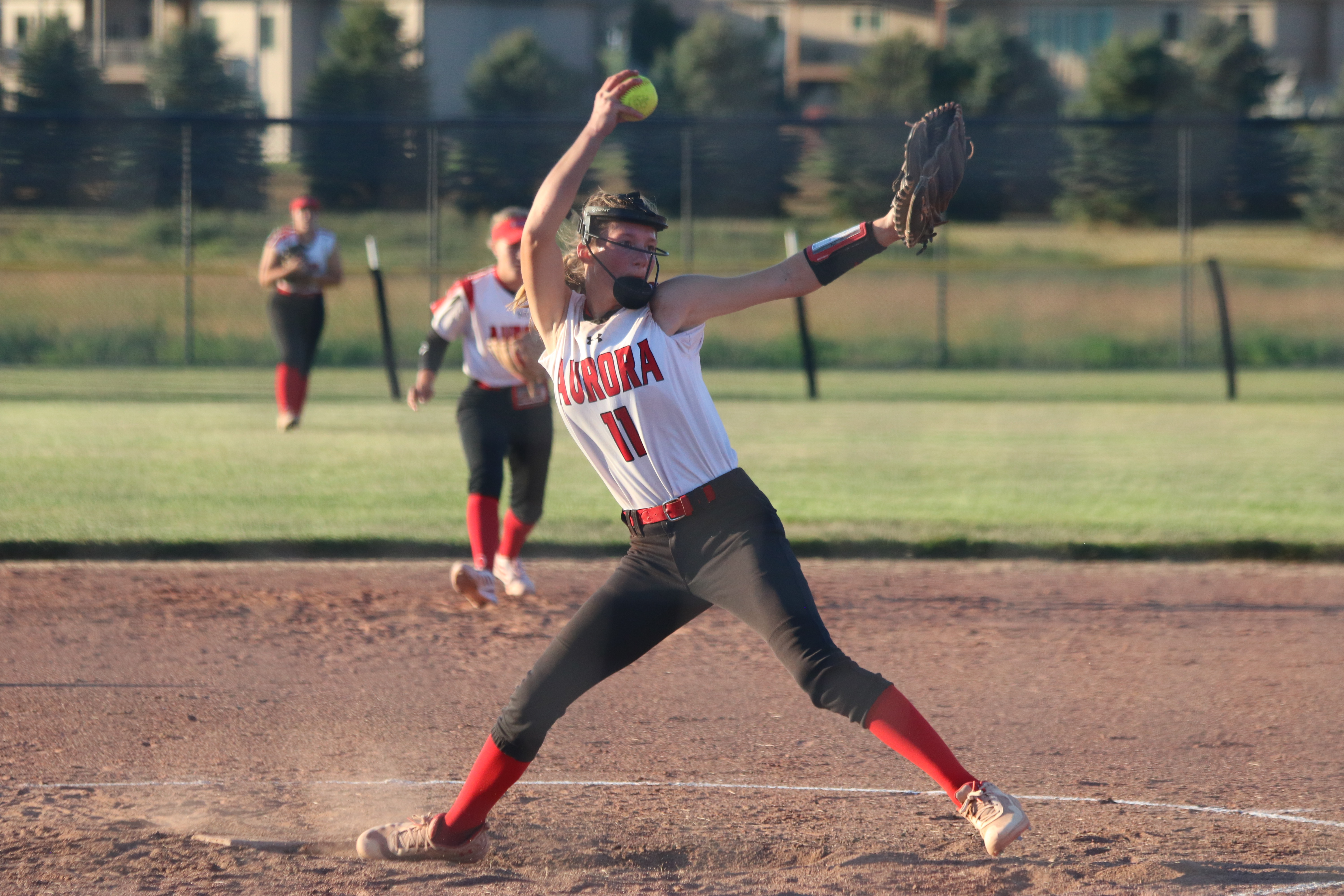 Photo of softball player