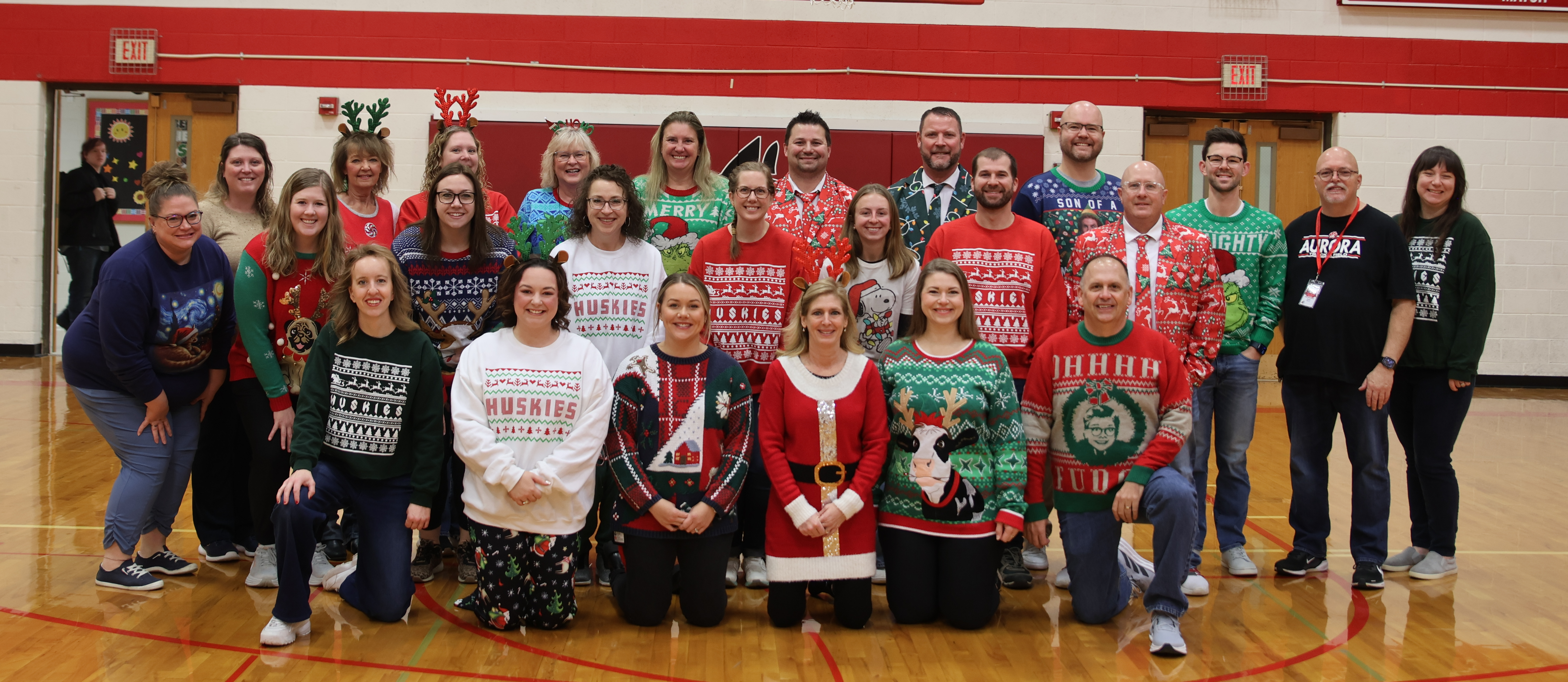 Festive Staff Members