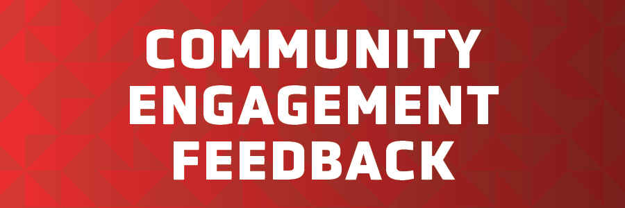 Community Engagement Feedback Header