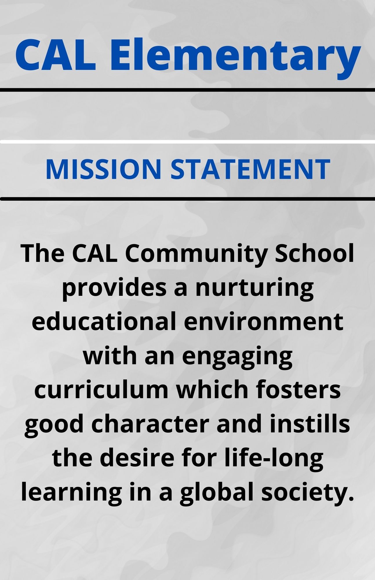 CAL Mission Statement