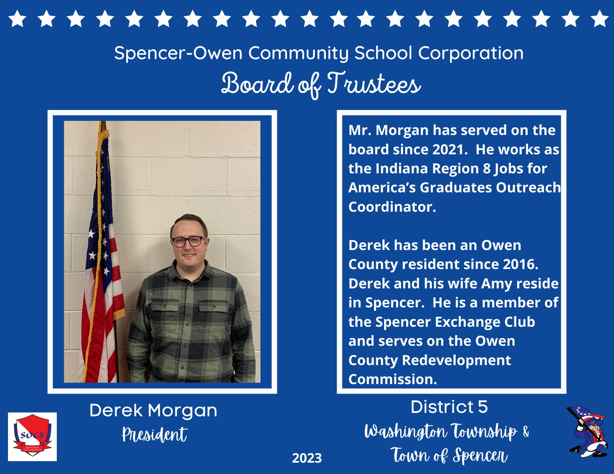 School Board Members Bios & Emails SpencerOwen Community Schools