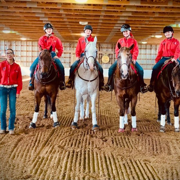 Students indoor arena