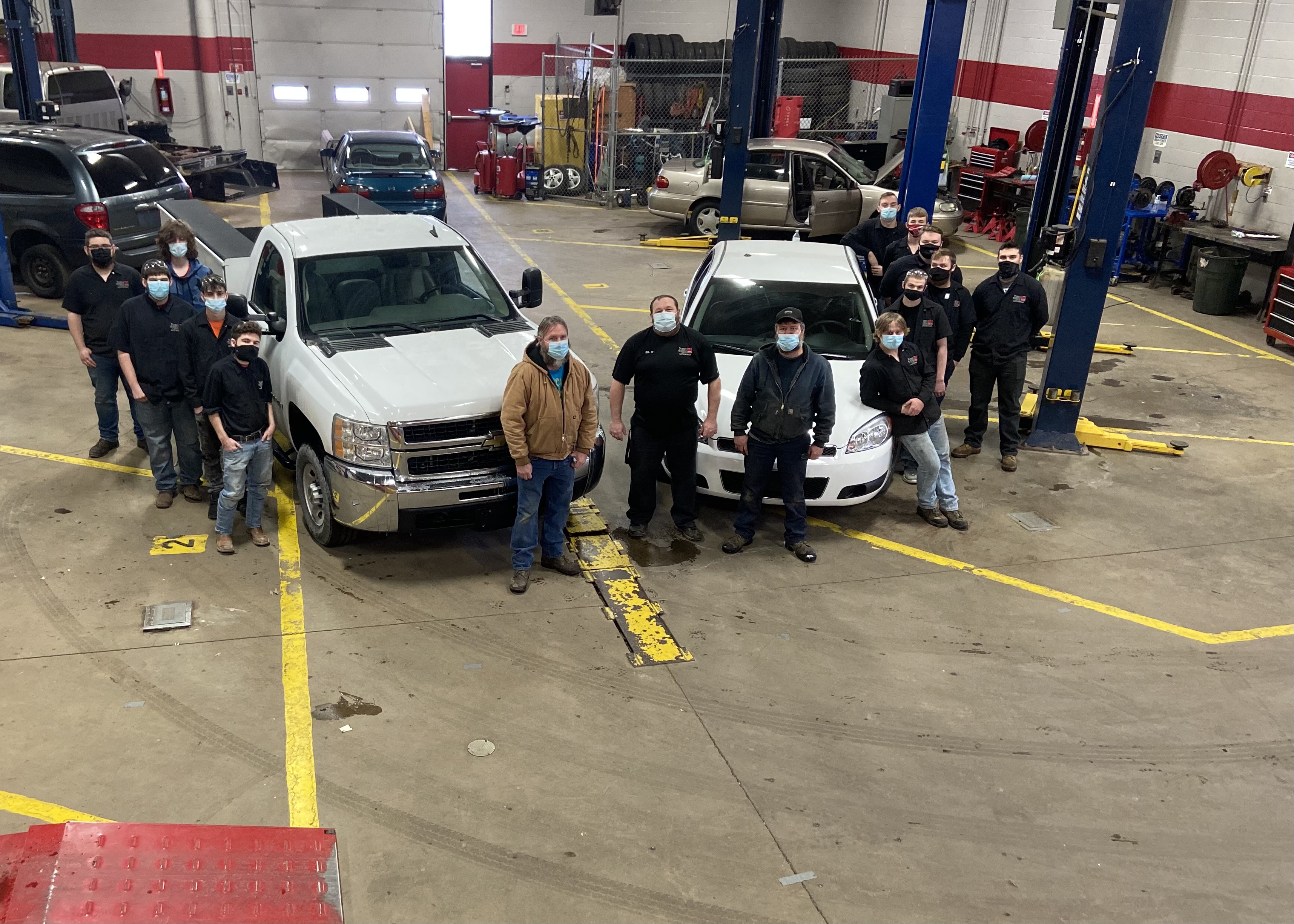 Donated vehicles from Lordstown